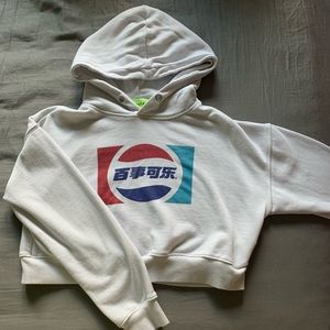 cropped pepsi hoodie